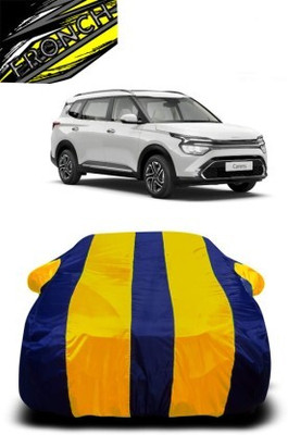 FRONCH Car Cover For Tata Bolt (With Mirror Pockets)(Yellow, Blue)