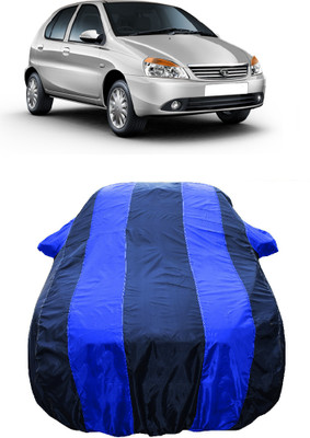 Wegather Car Cover For Tata Indica eV2 (With Mirror Pockets)(Blue)