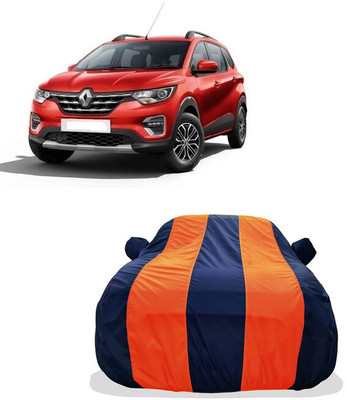 Tricway Car Cover For Renault Triber RXT Petrol (With Mirror Pockets)(Orange)