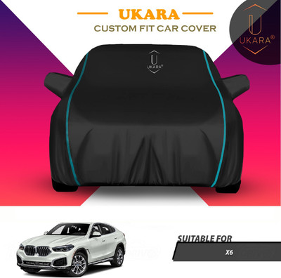 Ukara Car Cover For BMW X6 (With Mirror Pockets)(Black)