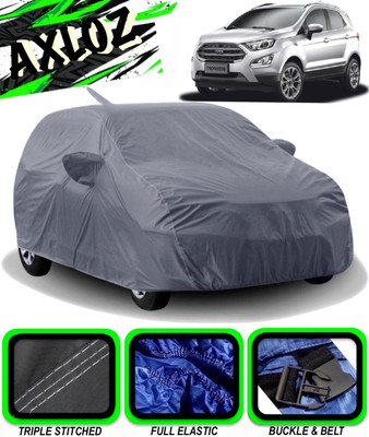 AXLOZ Car Cover For Ford Ecosport (With Mirror Pockets)(Grey)