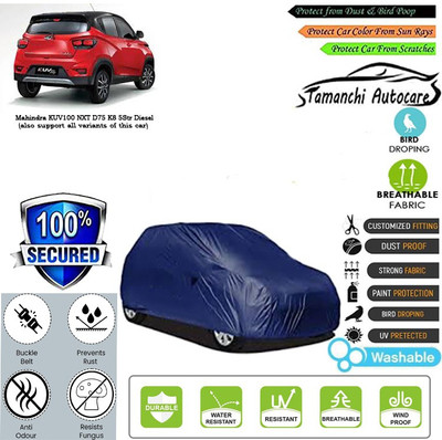 Tamanchi Autocare Car Cover For Mahindra KUV100 NXT D75 K8 5Str Diesel(Blue)