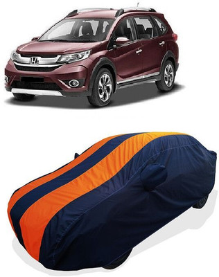 QLAX Car Cover For Maruti BRV i-VTEC E MT (With Mirror Pockets)(Orange)