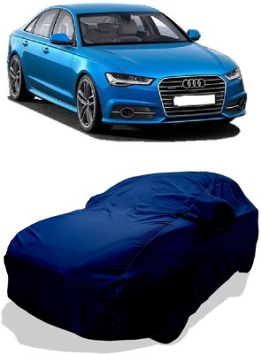 Coxtor Car Cover For Audi S6 4.0 TFSI Petrol (With Mirror Pockets)(Blue)