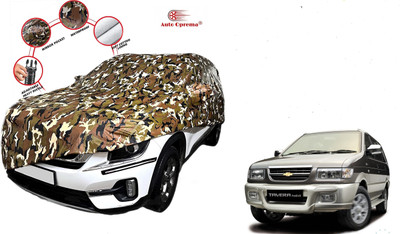 Auto Oprema Car Cover For Chevrolet Tavera (With Mirror Pockets)(Green)
