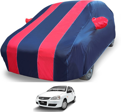 MOCKHE Car Cover For Tata Indica (With Mirror Pockets)(Red)