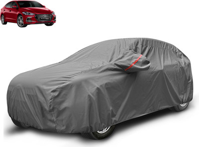 Caronix Car Cover For Hyundai Elantra (With Mirror Pockets)(Grey)