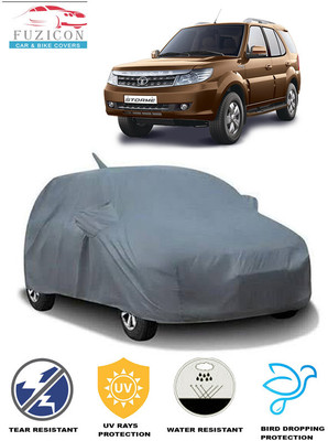 FUZICON Car Cover For Tata Safari Storme (With Mirror Pockets)(Grey)