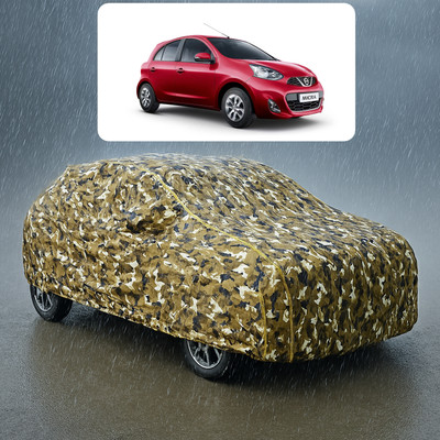 CODOKI Car Cover For Nissan Micra (With Mirror Pockets)(Yellow)
