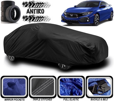 ANTIRO Car Cover For Honda Civic (With Mirror Pockets)(Multicolor)