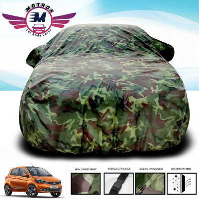 MoTRoX Car Cover For Tata Tiago (Without Mirror Pockets)(Green)