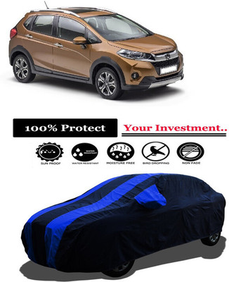 Amexride Car Cover For Honda WRV i-VTEC S (With Mirror Pockets)(Multicolor)