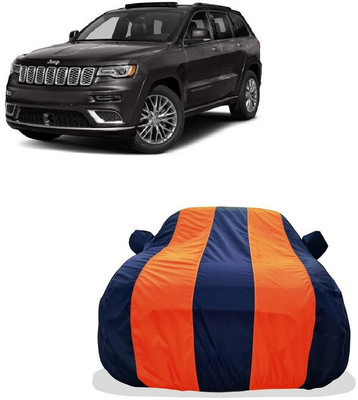Tricway Car Cover For Jeep Grand Cherokee Summit 4X4 (With Mirror Pockets)(Orange)