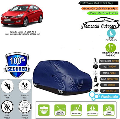 Tamanchi Autocare Car Cover For Hyundai Verna 1.6 CRDi AT S(Blue)