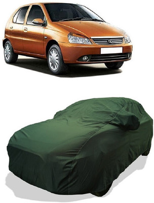 Coxtor Car Cover For Tata Indica (With Mirror Pockets)(Green)