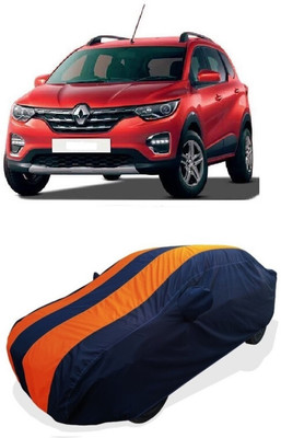 Coxtor Car Cover For Renault Triber RXE Petrol (With Mirror Pockets)(Orange)