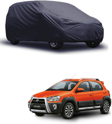 ROYAL AUTO MART Car Cover For Toyota Etios Cross (Without Mirror Pockets)(Grey)