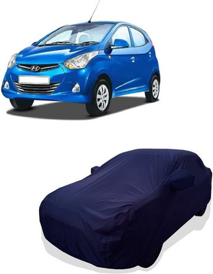 RB MOTO Car Cover For Hyundai Eon (With Mirror Pockets)(Blue)