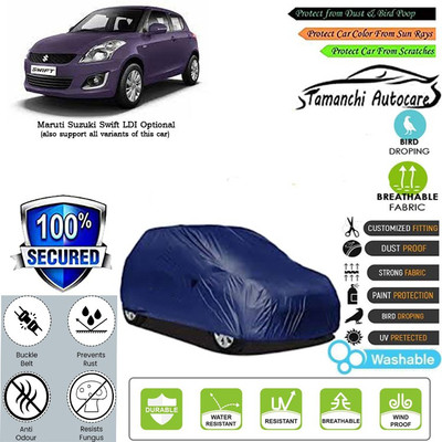 Tamanchi Autocare Car Cover For Maruti Suzuki Swift LDI Optional(Blue)