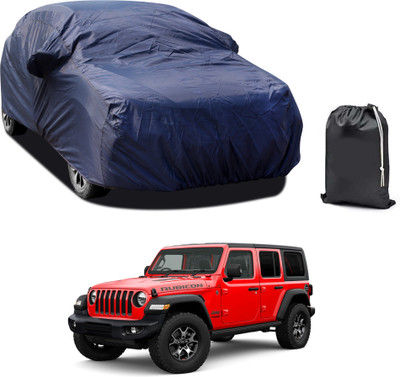 PAGORA Car Cover For Jeep Wrangler (With Mirror Pockets)(Blue)