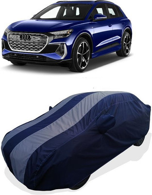 QLAX Car Cover For Maruti Q4 Etron Concept (With Mirror Pockets)(Grey)
