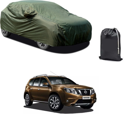 CODOKI Car Cover For Nissan Terrano (With Mirror Pockets)(Green)