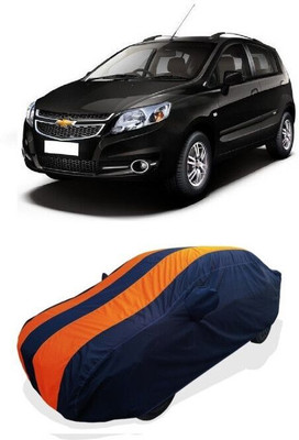 QLAX Car Cover For Maruti Sail Hatchback 1.3 TCDi LS (With Mirror Pockets)(Orange)