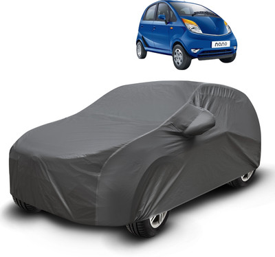 Auto Hub Car Cover For Tata Nano (With Mirror Pockets)(Grey)