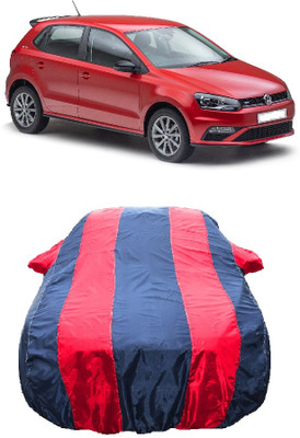Wegather Car Cover For Volkswagen Polo GT (With Mirror Pockets)(Red)