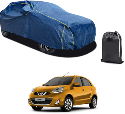 CODOKI Car Cover For Nissan Micra (With Mirror Pockets)(Blue, For 2019, 2020, 2021, 2022, 2023 Models)