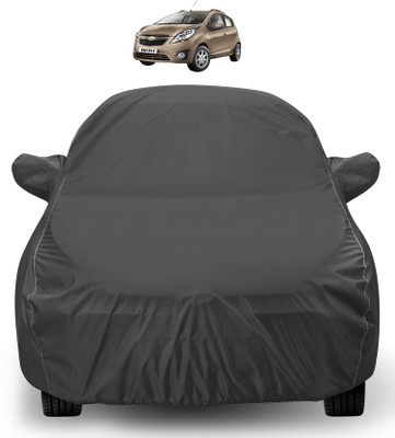 Euro Care Car Cover For Chevrolet Beat (Without Mirror Pockets)(Grey)