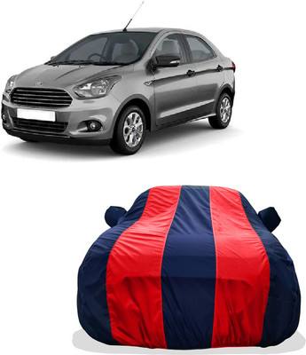 Tricway Car Cover For Ford Figo Aspire 1.5 Ti-VCT Titanium (With Mirror Pockets)(Red)