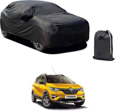CODOKI Car Cover For Renault Triber (With Mirror Pockets)(Black)