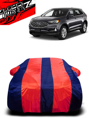 J S R Car Cover For Ford Edge Sport (With Mirror Pockets)(Red, Blue)