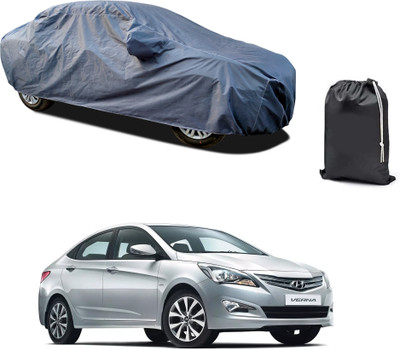 PAGORA Car Cover For Hyundai Fluidic Verna 4S (With Mirror Pockets)(Grey, For 2019, 2020, 2021, 2022, 2023 Models)