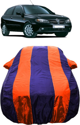 Wegather Car Cover For Nissan Almera 1.5 SVE (With Mirror Pockets)(Orange)