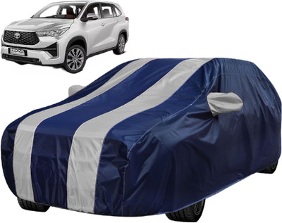 Auto Hub Car Cover For Toyota Innova Hycross (With Mirror Pockets)(Silver)