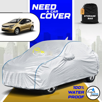 THE REAL ARV Car Cover For Tata Altroz XT Diesel, Altroz XT Petrol, Altroz XZ Diesel, Altroz XZ Option Diesel, Altroz XZ Option Petrol, Altroz XZ Petrol (With Mirror Pockets)(Silver)