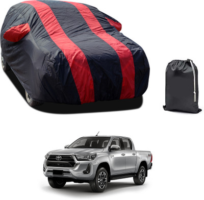 PAGORA Car Cover For Toyota Universal For Car (With Mirror Pockets)(Red, For 2019, 2020, 2021, 2022, 2023 Models)