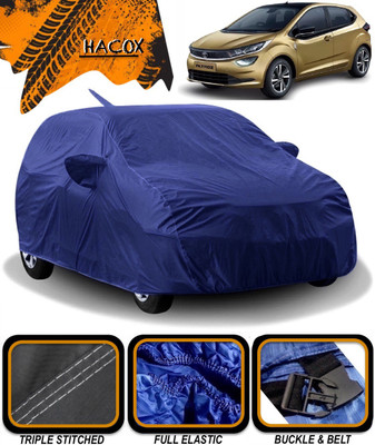 HACOX Car Cover For Tata Altroz (With Mirror Pockets)(Blue)