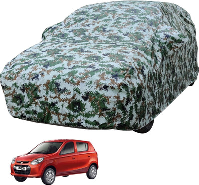 MOCKHE Car Cover For Maruti Suzuki Alto 800 (With Mirror Pockets)(Multicolor)