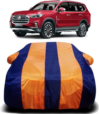 R Rayvin Star Car Cover For MG Gloster (With Mirror Pockets)(Multicolor)