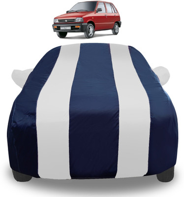 Auto Hub Car Cover For Maruti 800 (With Mirror Pockets)(Silver)