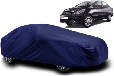 MAVENS Car Cover For Tata Manza (With Mirror Pockets)(Blue)