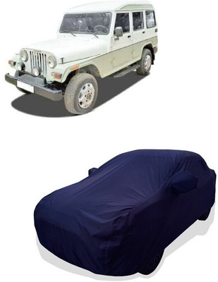Tricway Car Cover For Mahindra Marshal (With Mirror Pockets)(Blue)