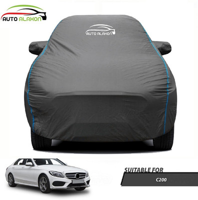 AUTO ALAXON Car Cover For Mercedes Benz C200 (With Mirror Pockets)(Black)