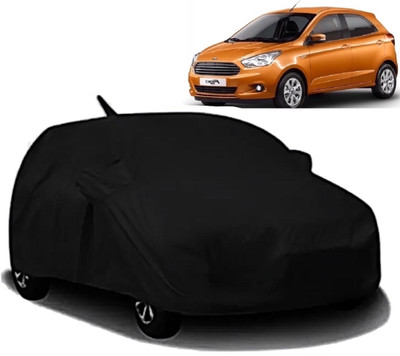 ANTIRO Car Cover For Ford Figo (With Mirror Pockets)(Multicolor)