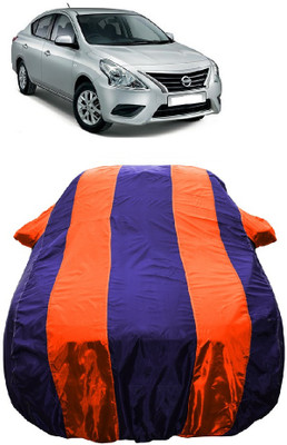 Wegather Car Cover For Nissan Almera 1.5 SXE (With Mirror Pockets)(Orange)