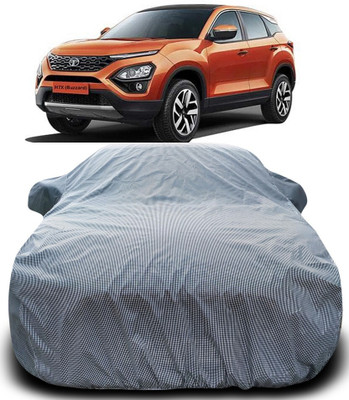AMVISH Car Cover For Tata H7X (With Mirror Pockets)(Black, White)