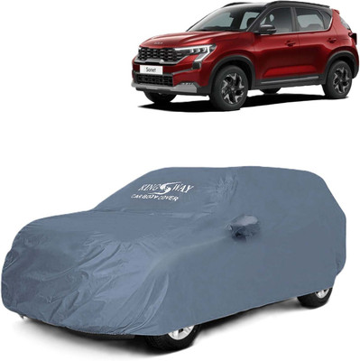 Kingsway Car Cover For Kia Sonet (With Mirror Pockets)(Grey, For 2024 Models)